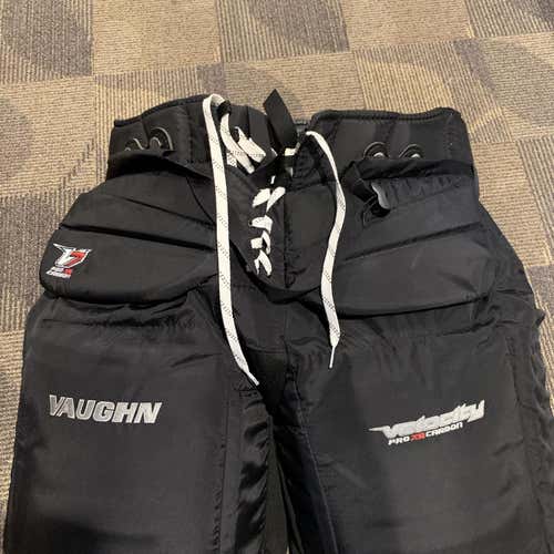 Black  Extra Large Velocity VE8 Pro Carbon Hockey Goalie Pants Senior Pro Stock
