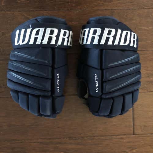 Navy - Senior 13” Warrior Alpha QX4 Gloves