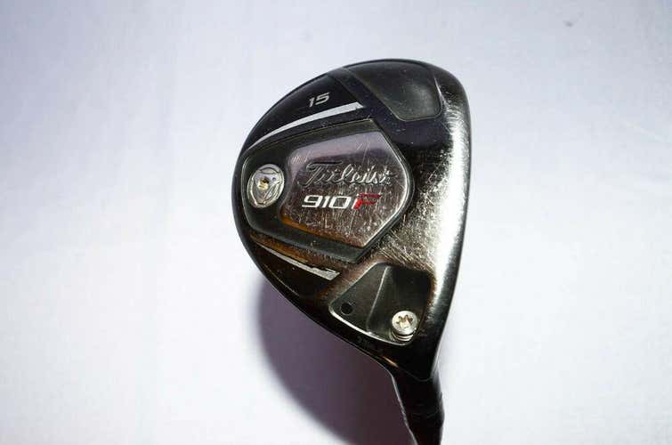 15 FAIRWAY WOOD TITLEIST 910F RH 42.75" GRAPHITE REGULAR SILVER NEW GRIP