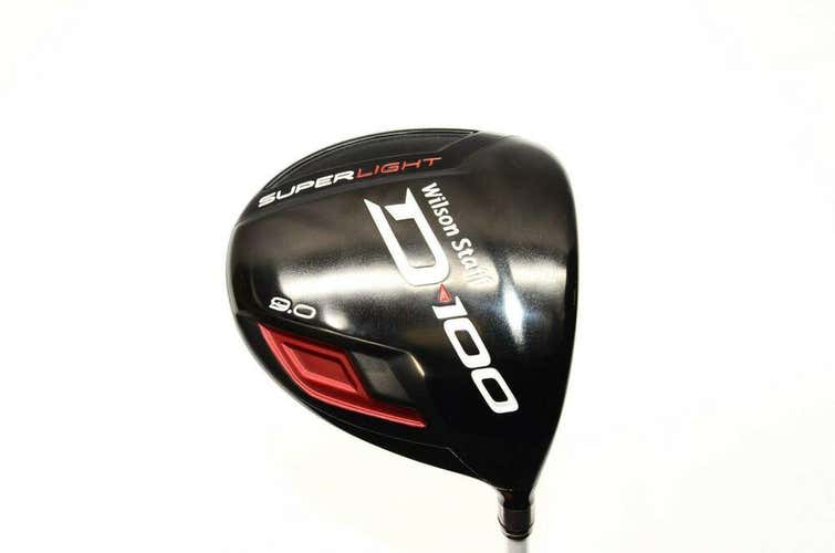 9 DEGREE DRIVER WILSON STAFF D100 RH 44.75" GRAPHITE STIFF GOLF PRIDE GRIP