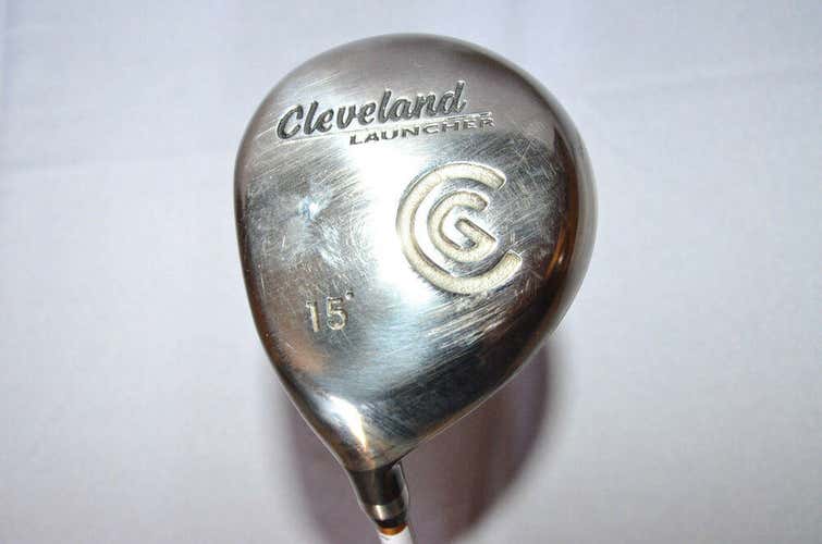 15 DEGREE WOOD CLEVELAND LAUNCHER LH 41.5" GRAPHITE STIFF NEW GRIP