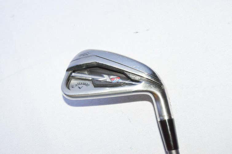 7 FITTING IRON CALLAWAY XR RH 37.25" GRAPHITE STIFF CALLAWAY GRIP