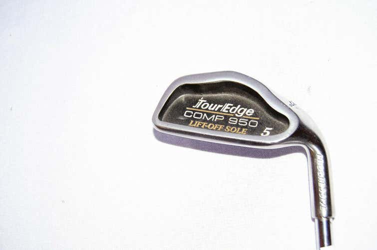 5 Iron Tour Edge Comp 950 Rh 37.5" Steel Silver Stiff New Grip