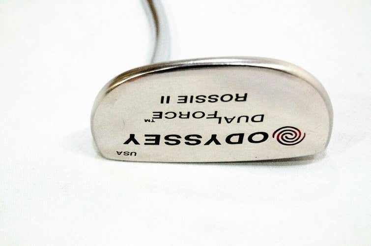 PUTTER ODYSSEY DUAL FORCE ROSSIE 2 RH 35" ODYSSEY STEEL NEW SUPERSTROKE GRIPS