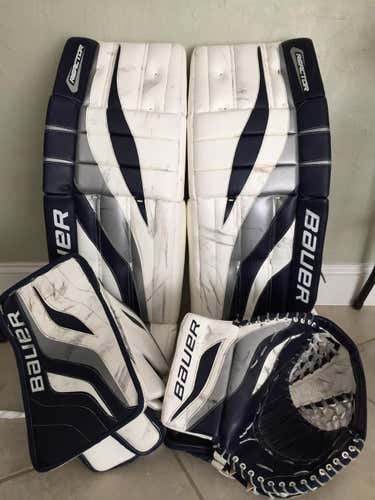 35+1" Bauer Reactor 6000 Goalie Full Set Senior Pro Stock