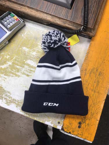 Blue New One Size Fits All CCM Hat Winter