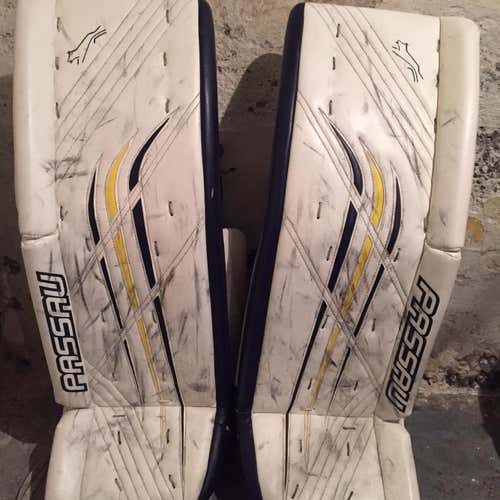 White  34" Regular Goalie Full Set Senior