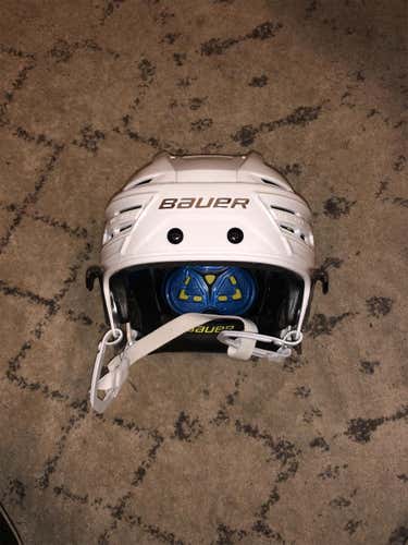 White New Medium Re-Akt 150 Helmet Pro Stock