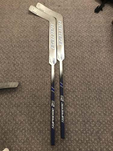 Blue New Bauer Regular Supreme 2S Pro Goalie Stick Senior Pro Stock