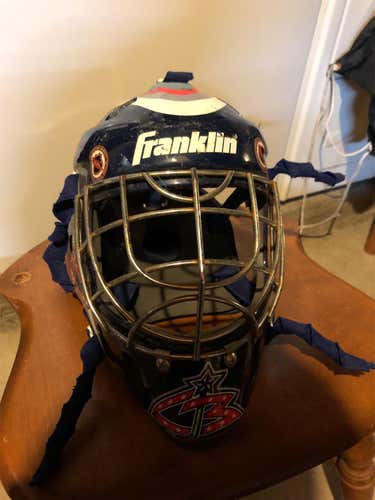 Blue Jackets Street Hockey Mask