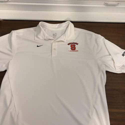 Nike Dri-fit Syracuse Lacrosse Coaches Polo