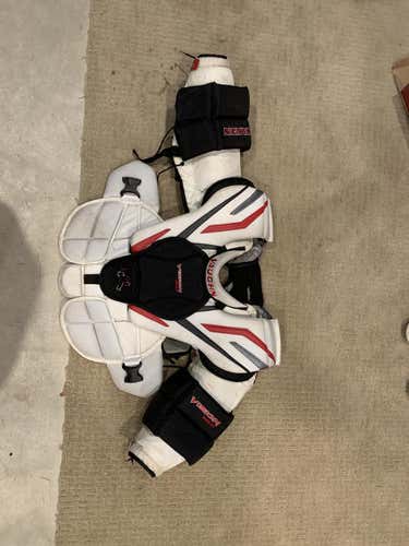 Large Vaughn Vision 9200 Goalie Chest Protector Junior
