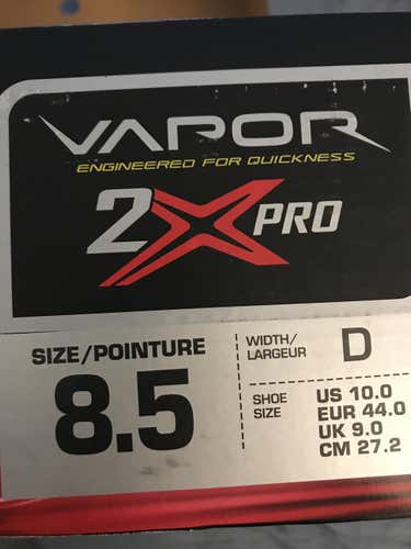New Bauer Vapor 2X Pro Hockey Skates Senior Size 8.5