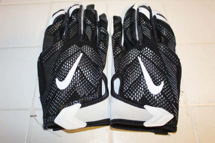 NIKE VAPOR KNIT 2.0 FOOTBALL GLOVES XXL 2XL BLACK PAIR NFL WR RB DB TEAM ISSUE BRAND NEW HTF SET