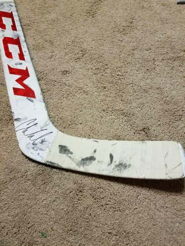 CORY SCHNEIDER 17'18 Signed New Jersey Devils Game Used Preseason Hockey Stick