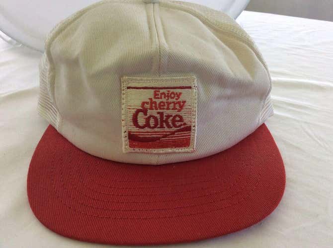 Enjoy Cherry Coke Patch Trucker Hat Cap Snapback Swingster Coca Cola USA Box 1