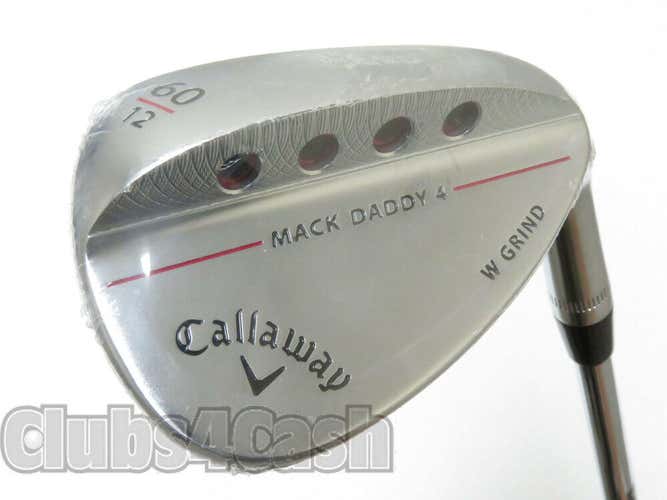 Callaway Mack Daddy 4 Chrome Tour Wedge W Grind Milled 60.12 LOB 60* .. NEW  #37543