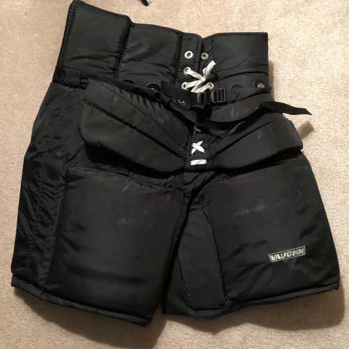 Black Large V6 Hockey Goalie Pants Senior Pro Stock