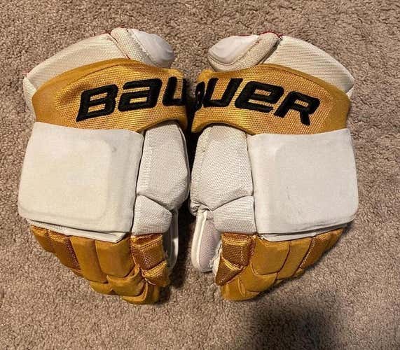 Bauer Vapor 1X Pro Gloves, Golden Knights Pro Stock, Size 13