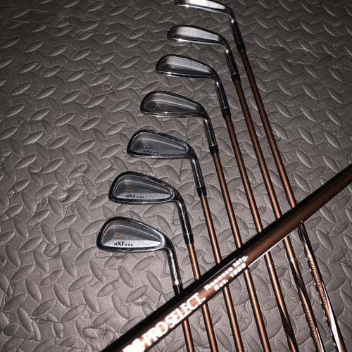 3-PW Pro Select NXT one Iron Set Regular Flex Graphite Shaft
