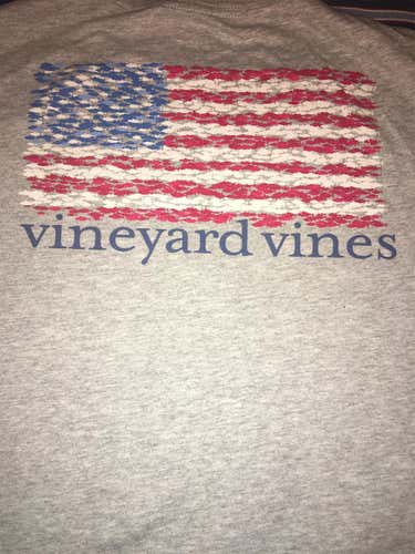 Vineyard Vines, America longsleeve (Boys M)