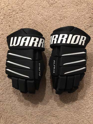 Black New Alpha QX5 Gloves