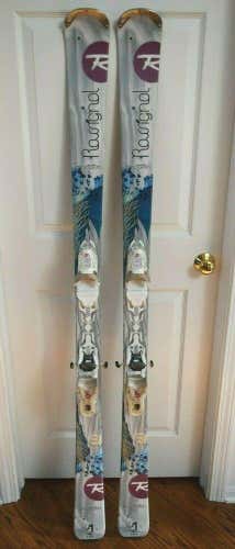 ROSSIGNOL TEMPTATION 34 WOMAN SKIS SIZE 166 CM WITH BINDINGS