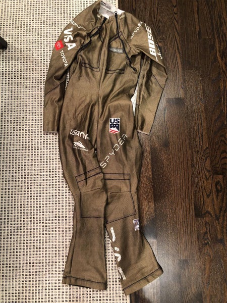 Lightly Used Men's Large/XL Spyder US Ski Team Speed Suit FIS Legal