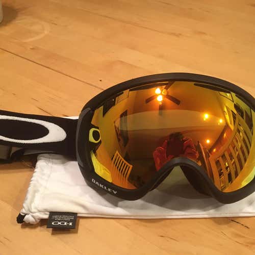 Oakley Canopy Ski Snowboard Goggle Fire Lens