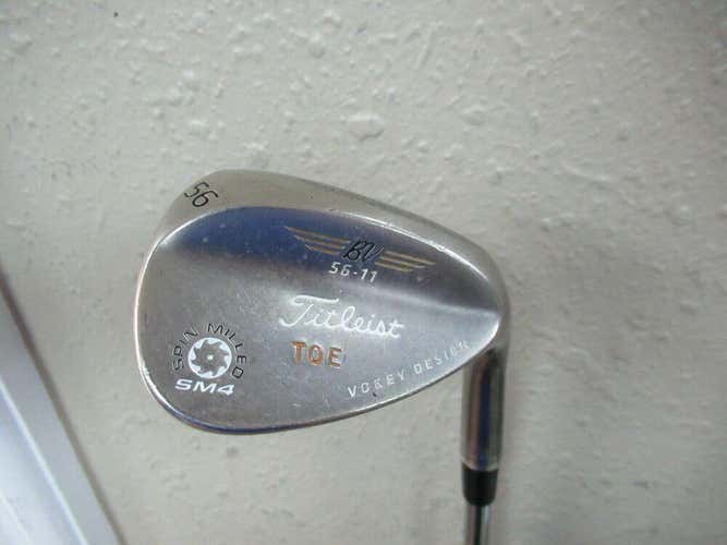TITLEIST VOKEY SM4 BLACK NICKEL SAND WEDGE 56 DEGREE STIFF KBS STEEL NEW GRIP