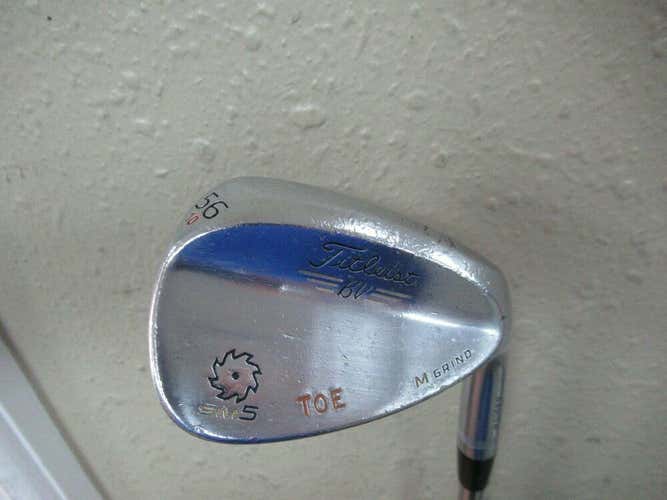 TITLEIST VOKEY SM5 M GRIND CHROME SAND WEDGE 56* LOFT FACTORY STEEL NEW GRIP