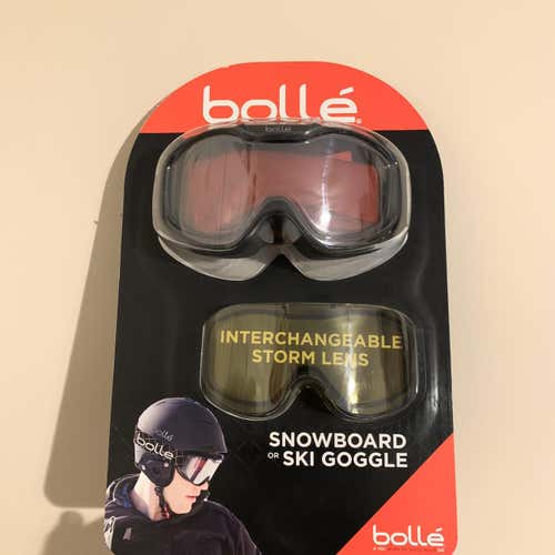 Black Medium Unisex Bolle Snowboard Goggles