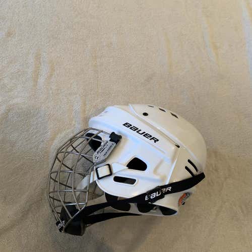 White  Large FM2500 True Vision II Helmet