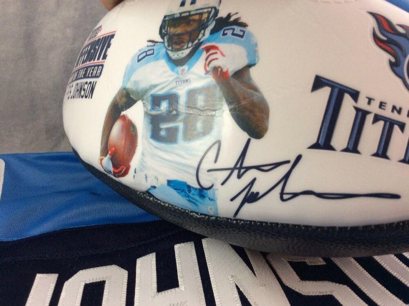 retailer buy NFL Balls Football Autographed Tennessee Titans Tennessee sale  for titans Original autographed ball 