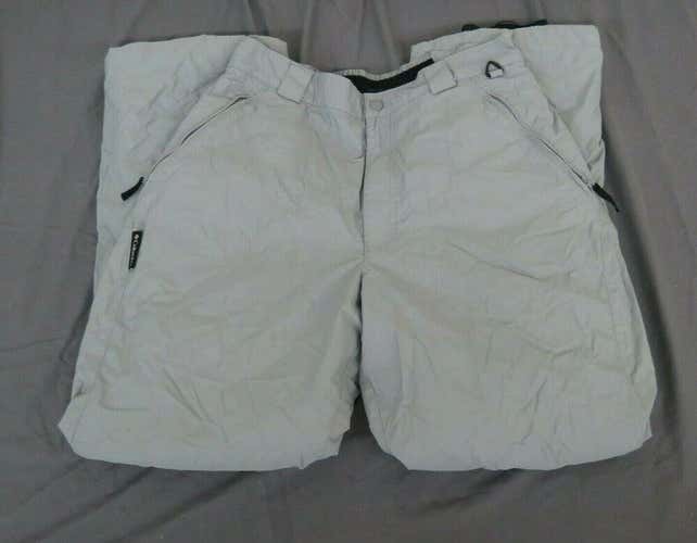Columbia Sportswear Grey Insulated Ski/Snowboard Pants Women's Size Large LOOK