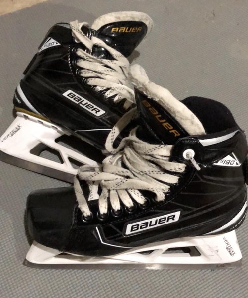 Bauer Supreme S190 Hockey Goalie Skates Senior Size 7.5