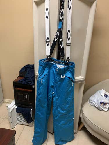 Blue Unisex Large Oakley Pants Adult