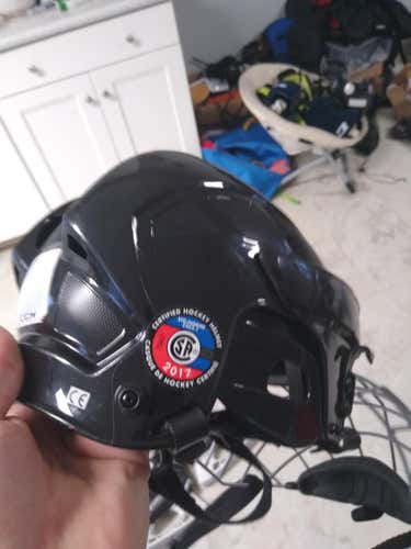Black CCM Helmet