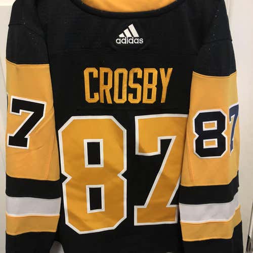 Pittsburgh Penguins Sidney Crosby Authentic Pro Adidas Jersey Sz 52 NWT