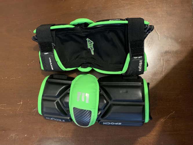 New Custom Saskatchewan Rush Epoch Integra Arm Guards