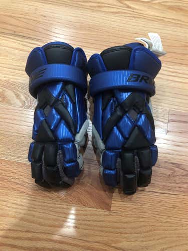 Blue Player Brine Dengeance Lacrosse Gloves
