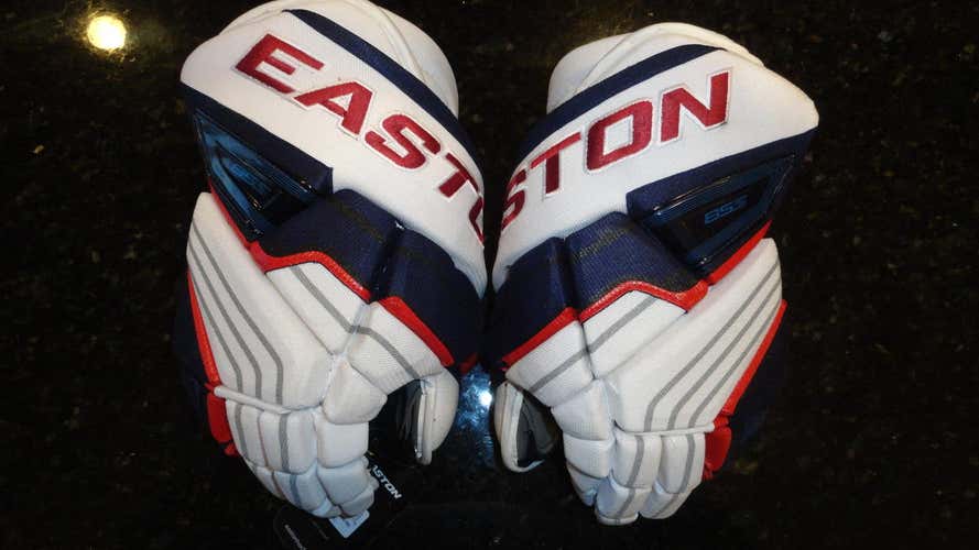 New Easton S85 Gloves 10" color WH/NAV/RED
