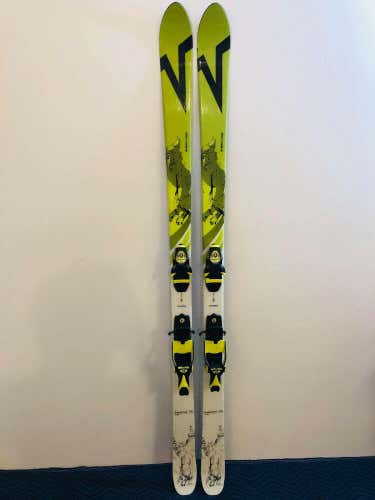 Volkl V-Ski Legend Downhill Twin Tip Park Skis 178 cm Rossignol Pivot Bindings