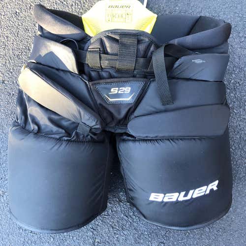 Black New Large S29 Hockey Goalie Pants Senior
