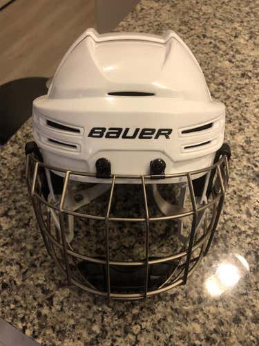 White  Small Re-Akt 75 Helmet