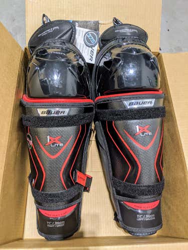 New Bauer Vapor 1X Lite Shin Pads Senior 14"