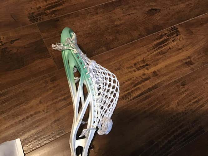 BRAND NEW EVO 5 Head dyed into green fade I will trade for 2 unstrung white new heads