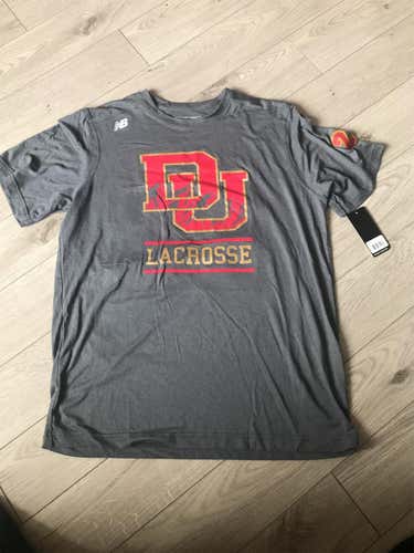 New - XL - Denver University Lacrosse - New Balance Shirt
