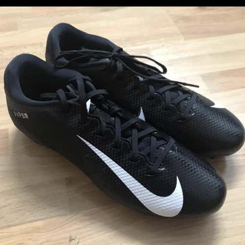 New Nike Size 8 Vapor Black Cleats