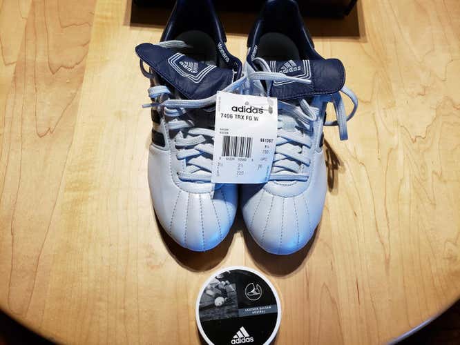 Silver New Women's 8.0 Molded Cleats Adidas TRX FG W 7406 Cleats